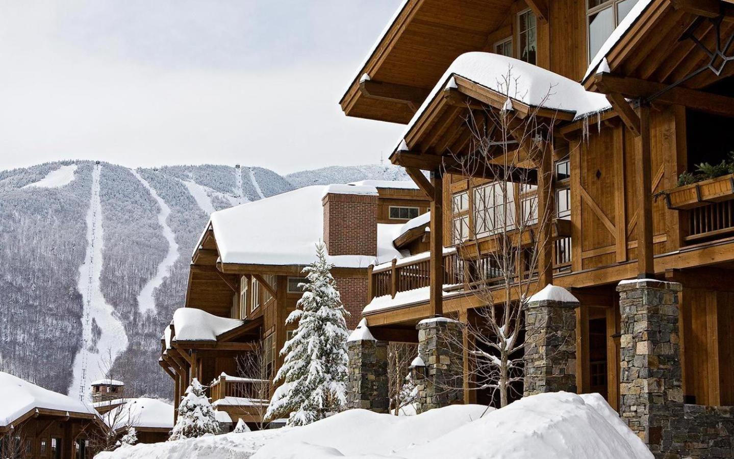 Ski In Ski Out 4 Bedroom Spruce Peak Lodge Luxury Mountain Cabin Stowe Bagian luar foto